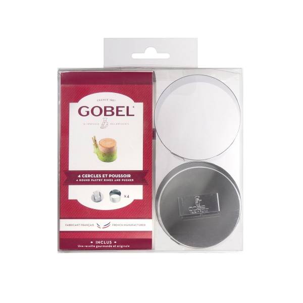 cercles GOBEL en inox plus poussoir