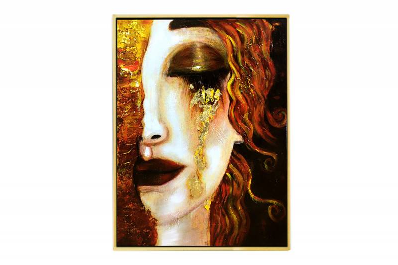 TABLEAU LARME D'OR KLIMT A MORNANT